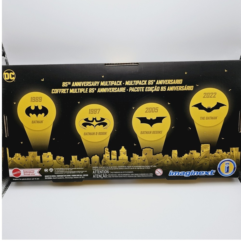 Imaginext DC Super Friends Batman 85th‎ Anniversary Multipack 4 Figure Set NEW - Picture 2 of 4